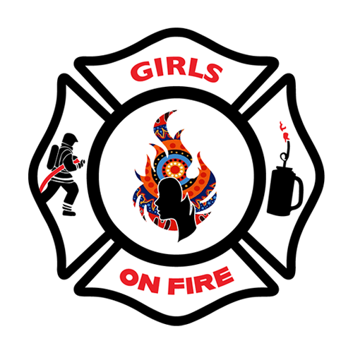Girl on Fire and NAB logo