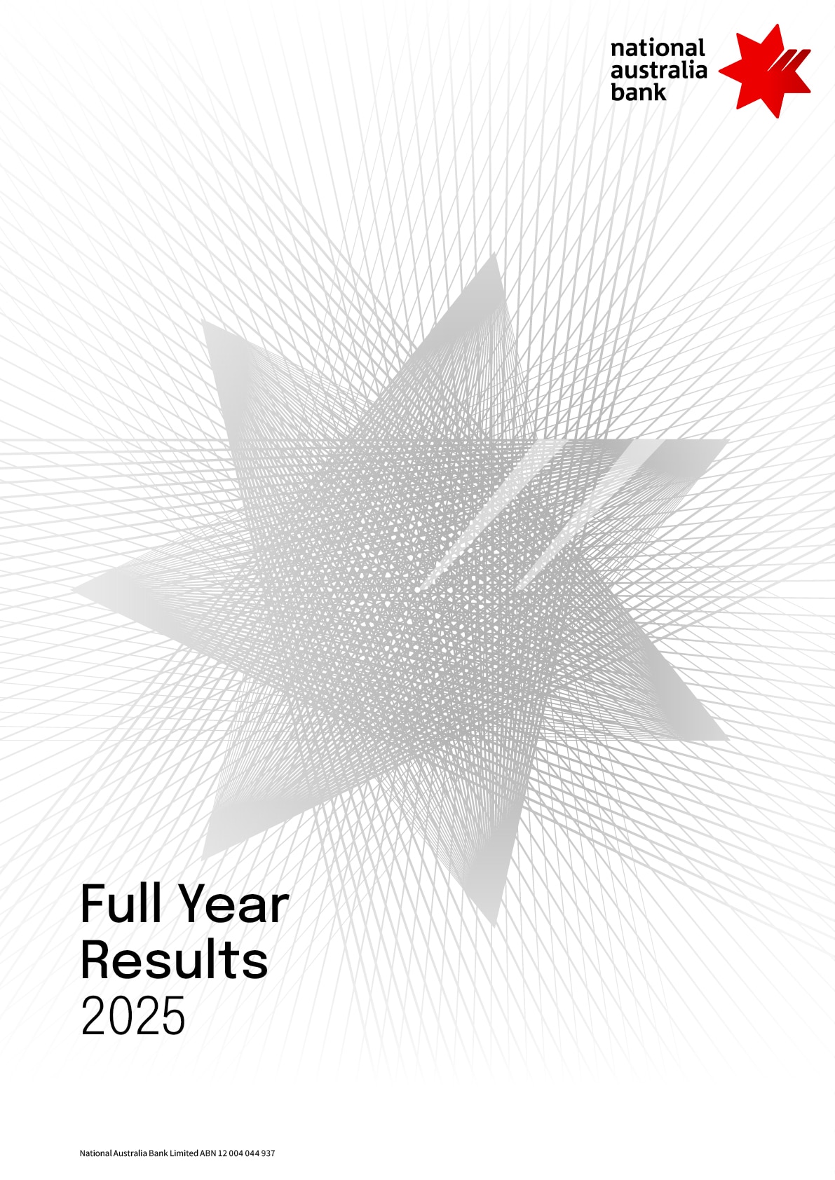 2025 NAB Full Year Results cover