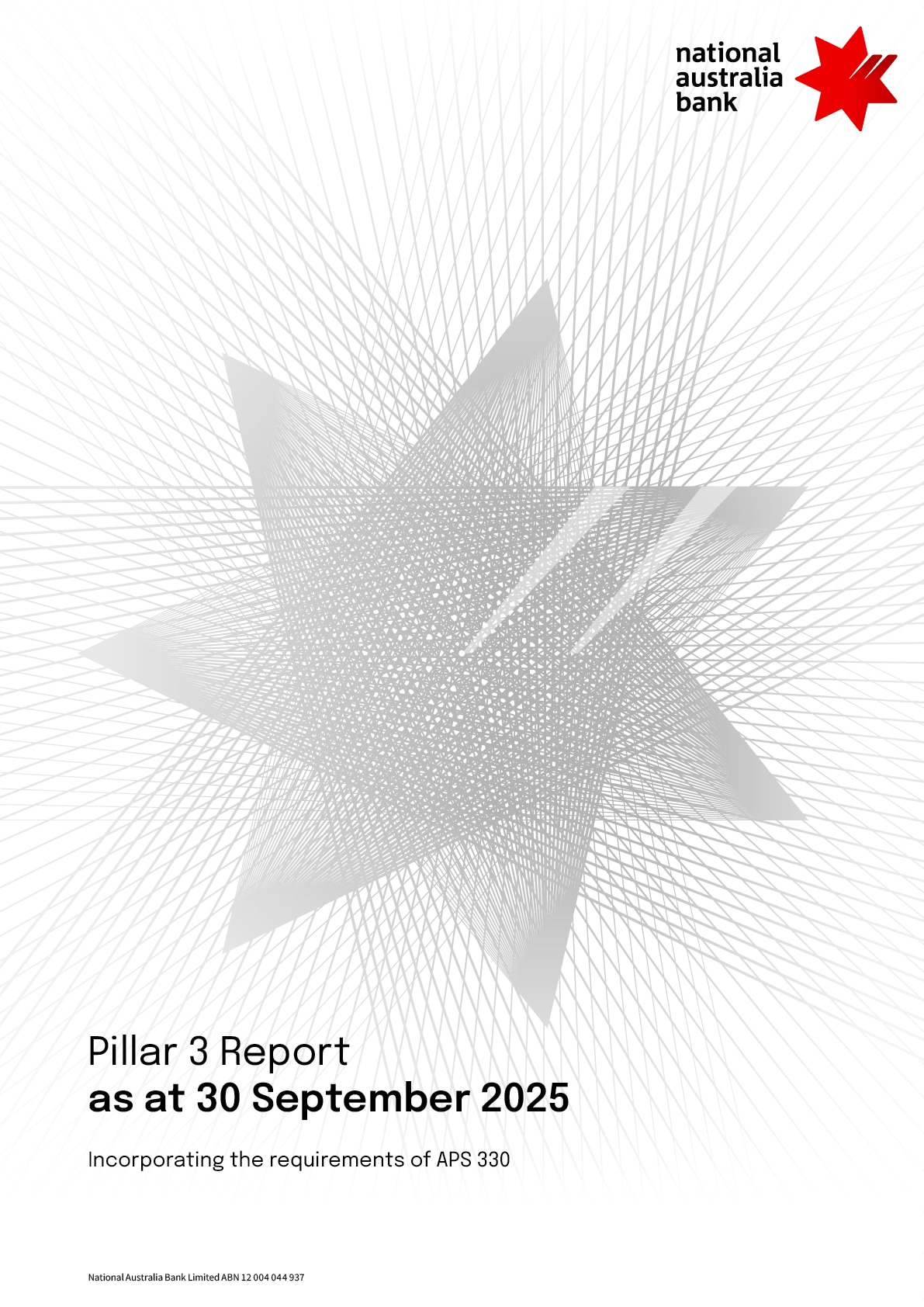 2025 NAB Pillar 3 Report cover