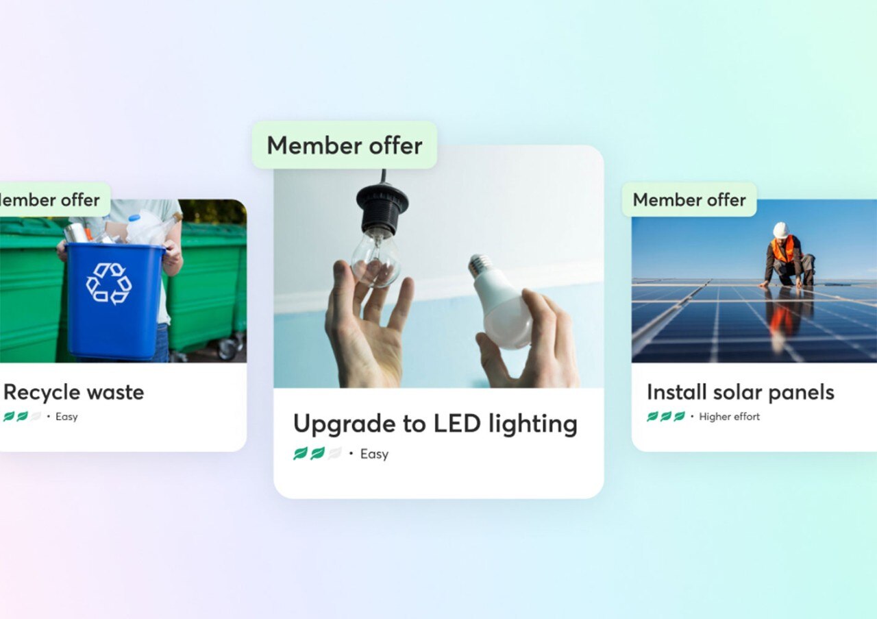 Screenshot example of some member offers