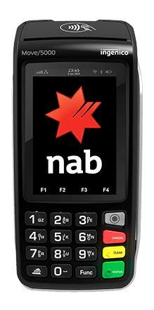 NAB Ingenico EFTPOS terminal with touchscreen or keypad