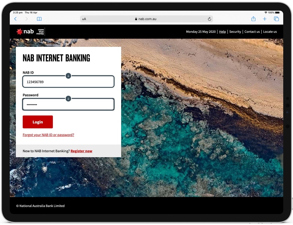 Nab login