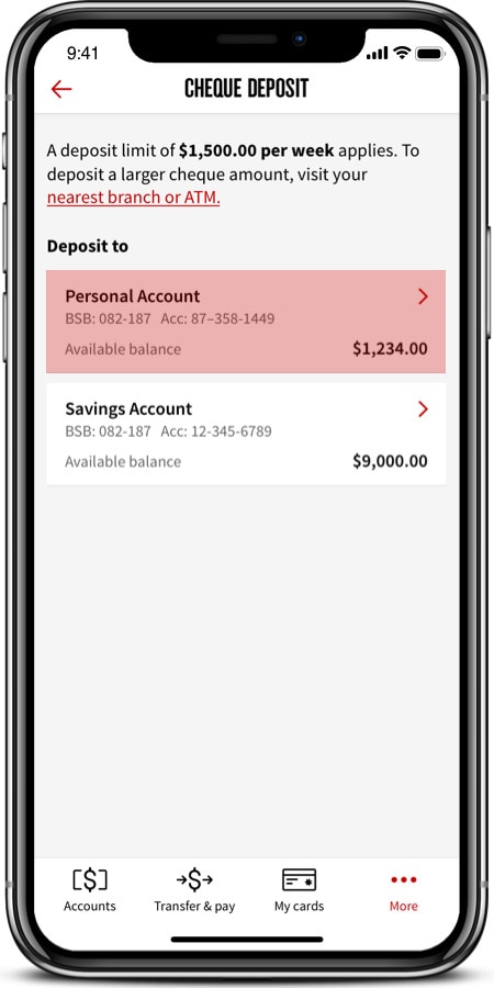 Deposit Cheques On Ios Device Nab App Nab