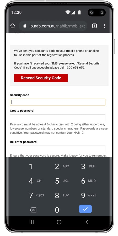 Nab login