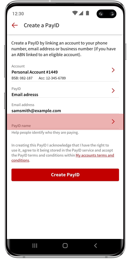 How To Create A Payid Nab App Help Guide For Android Nab Nab has contacted impacted customers following the data breach event at another australian financial institution, which exposed payid details. how to create a payid nab app help
