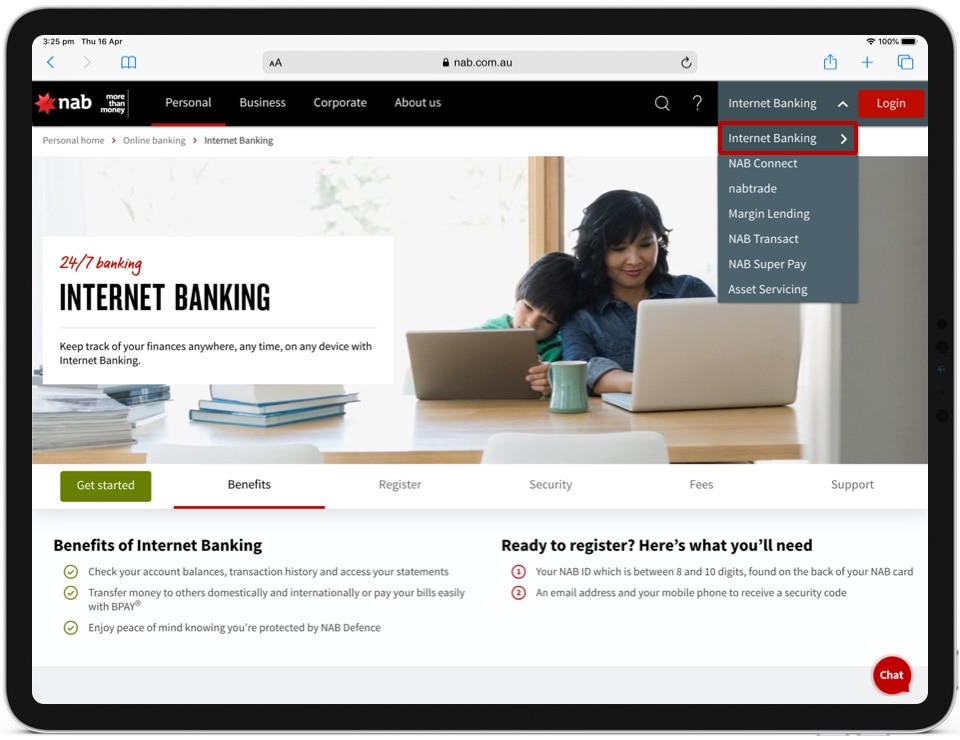 How To View Merchant Details Internet Banking Help Guide Nab