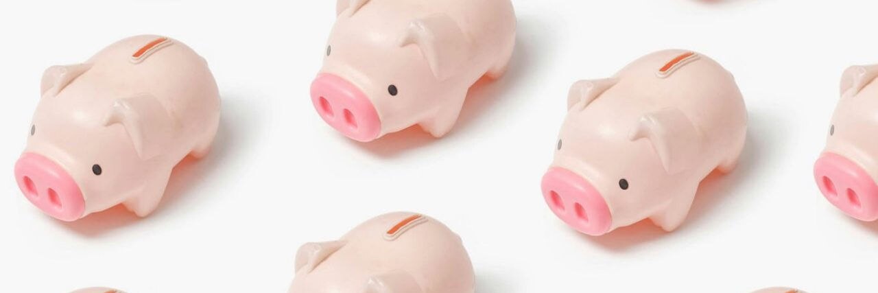 piggy bank banner
