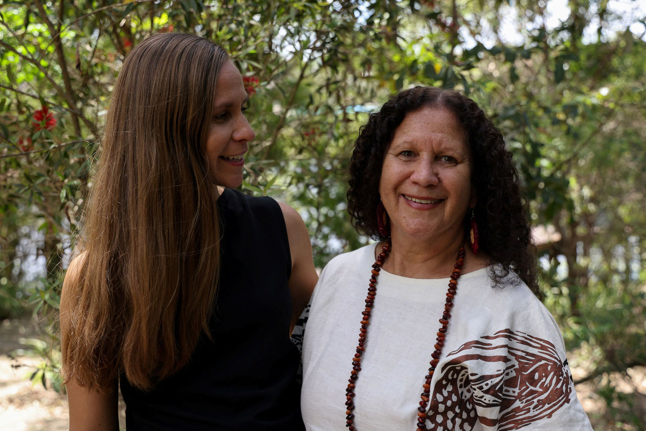 Rebecca and her mother, co-founder of Murawin, Carol Vale