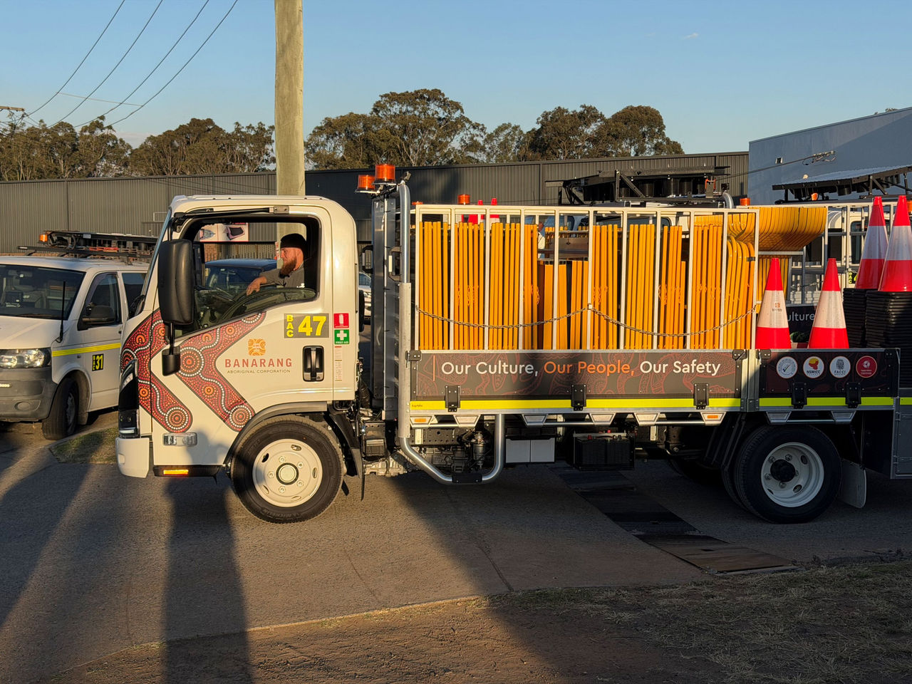 Banarang’s specialised Truck Mounted Attenuators help protect road crews and road users on worksites across NSW.